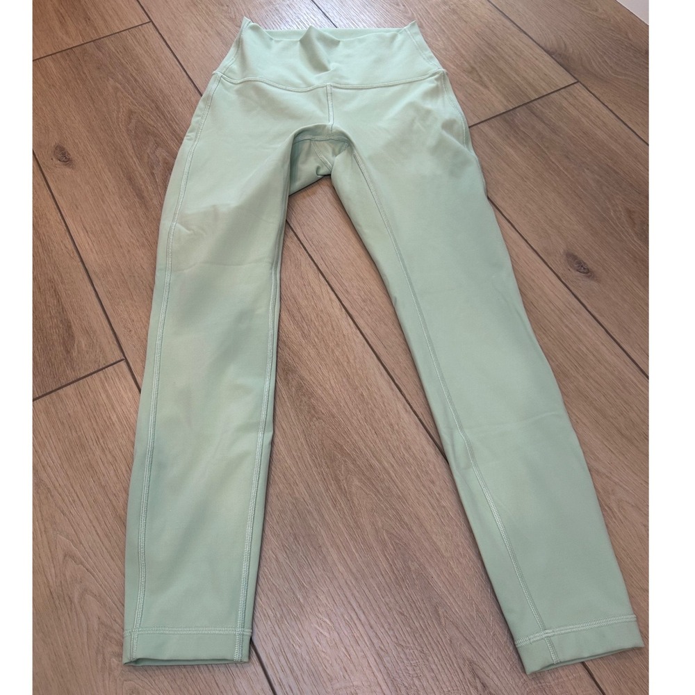 Lululemon Align High Rise Leggings‎ Mint Green Size 4 LW5CO7S - Picture 2 of 6